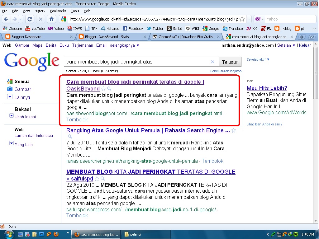 Membuat Blog Jadi Web | cara membuat blog jadi peringkat teratas di google Membuat Blog Jadi Web | cara membuat blog jadi peringkat teratas di google