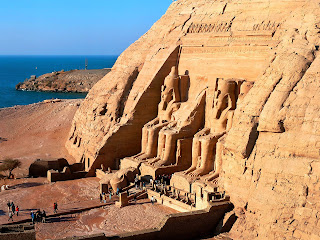 معبد ابو سمبل  Abu+Simbel,+Near+Aswan,+Egypt