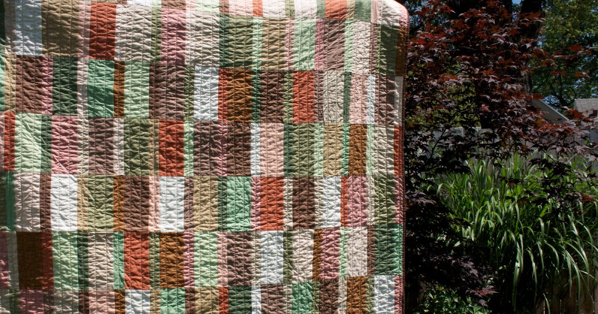 craftyblossom an earthy plain spoken quilt.