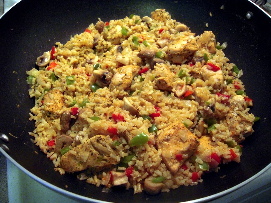 The Podanys to our world Chicken & Brown Rice Pilaf
