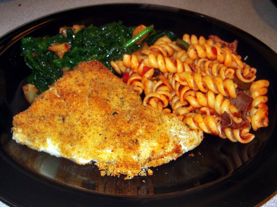 The Podanys to our world Baked Cod with Italian Crumb Topping