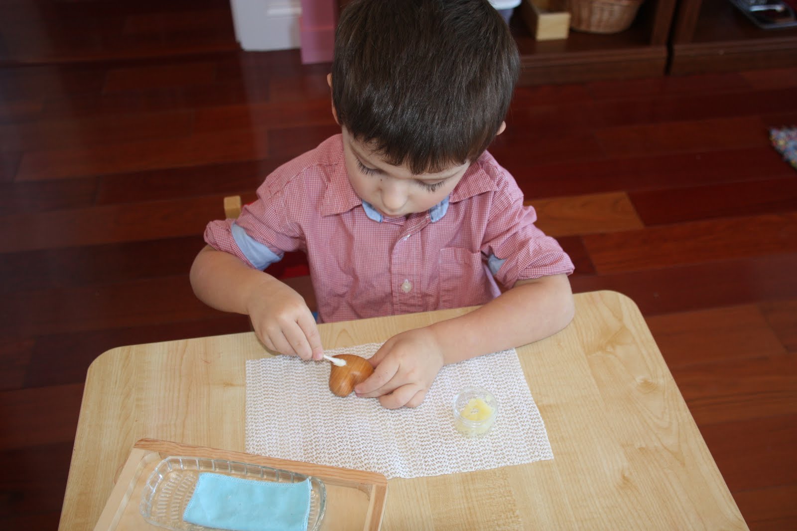 Counting Coconuts Polishing Wood