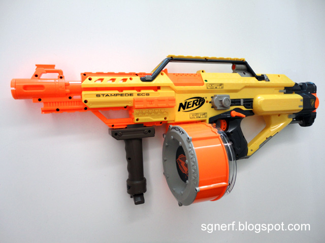 NEW NERF N-Strike Stampede ECS Ultimate Full-Auto Clip System Dart Blaster