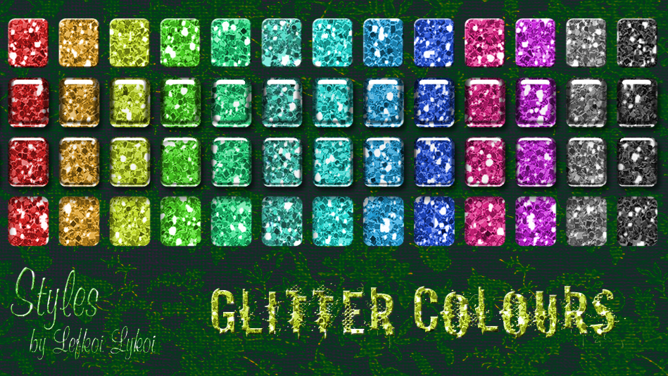 1000+1 FREE GRAPHICS 56 Glitter Styles & 14 Glitter Patterns for