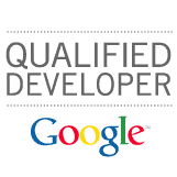 the google maps api certified developer logo