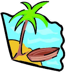 Fun Palm Tree clipart with a cartoonish look