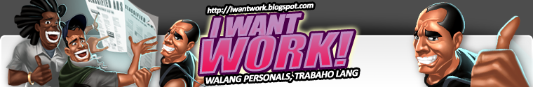 I Want Work!
