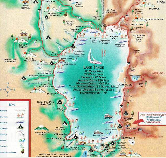 Travel Journal Mountain Biking in Lake Tahoe 2010 Zephyr Cove Campground