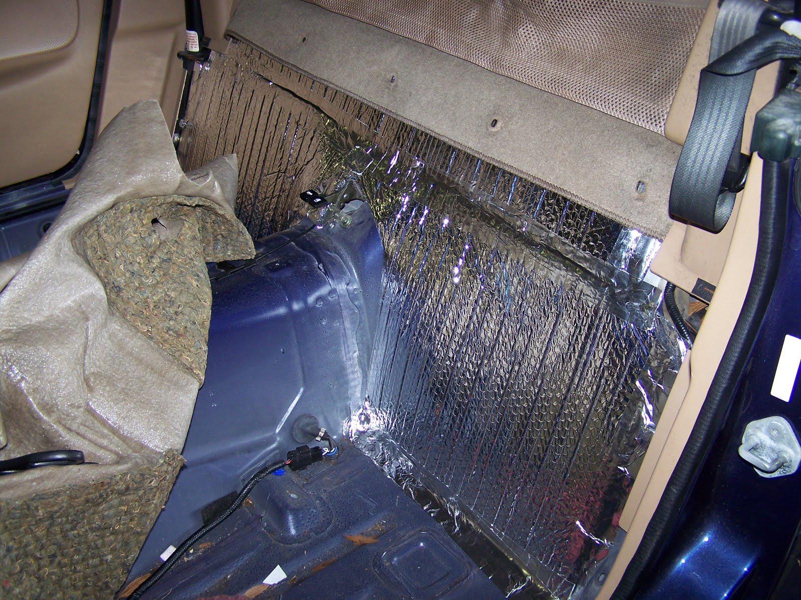 Brooksie's Miata build LS Insulate the interior