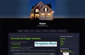 Home Blogger Template