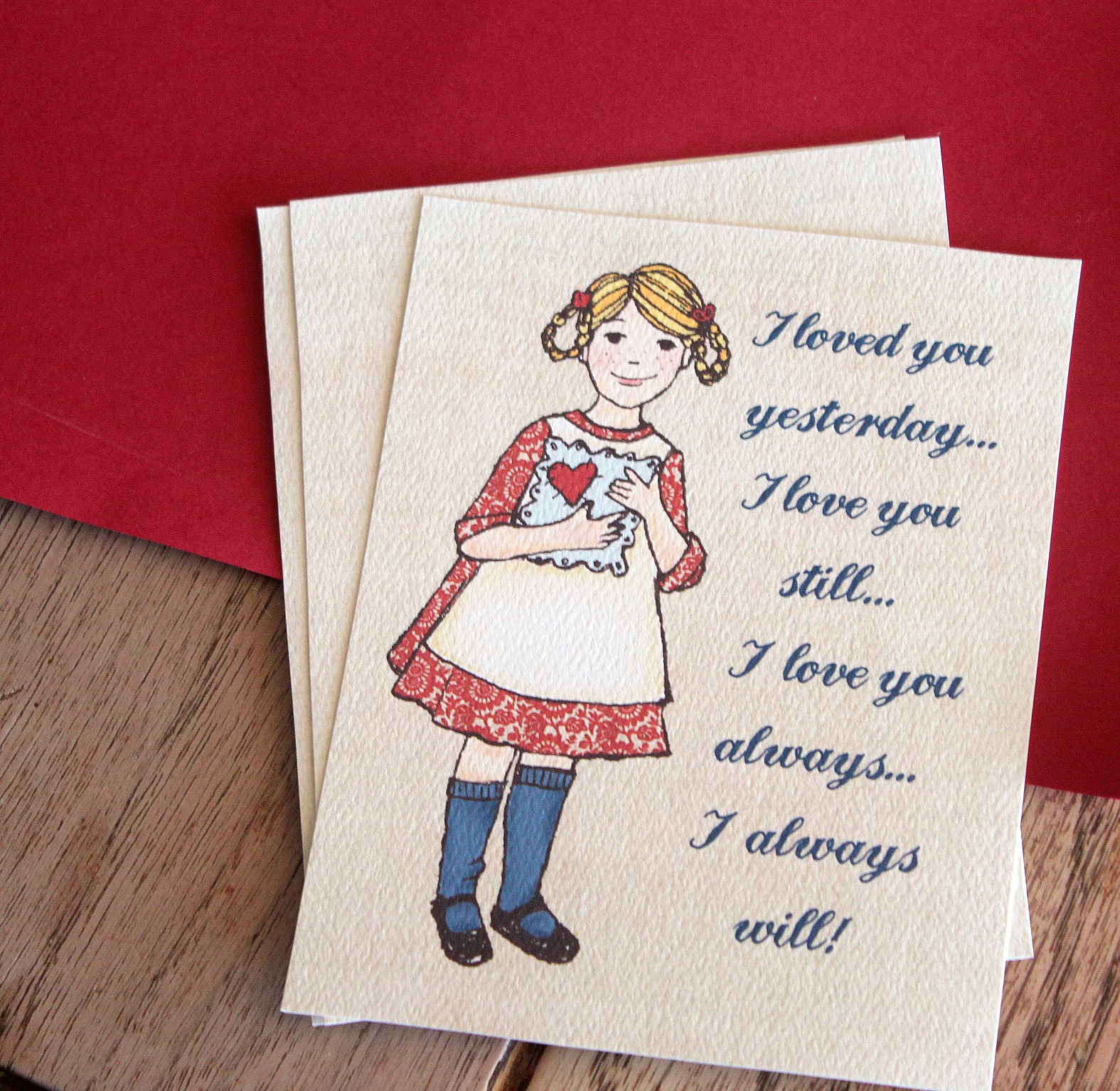 60 million cards a year made at valentines in dundee Lily & Thistle: Valentines in the shop…