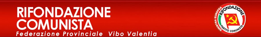 PARTITO DELLA RIFONDAZIONE COMUNISTA VIBO VALENTIA