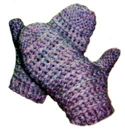 вязание рукавиц, Ручное вязание