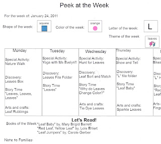 Big Tree, Little Preschool: January 2011