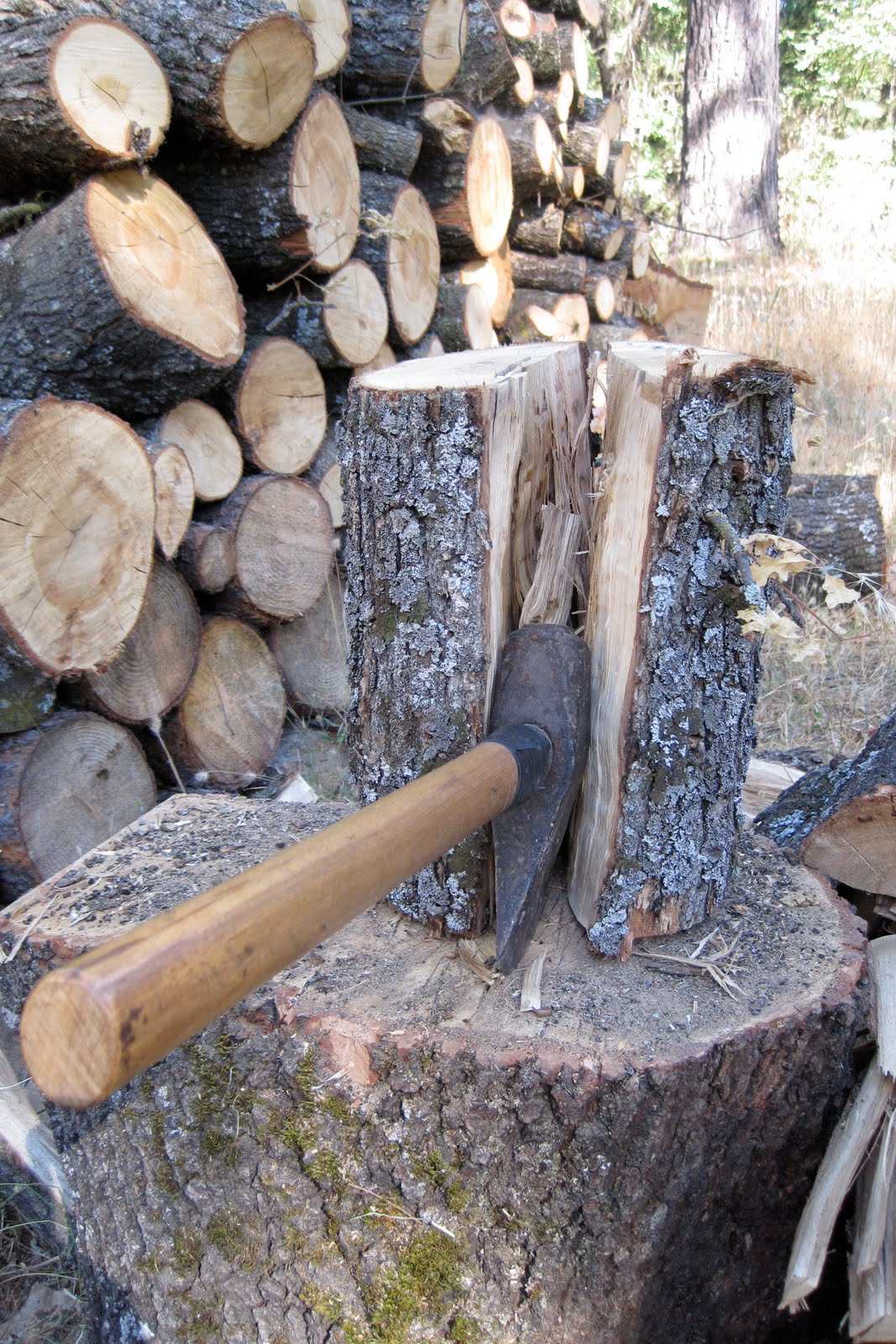 how to wood splitting