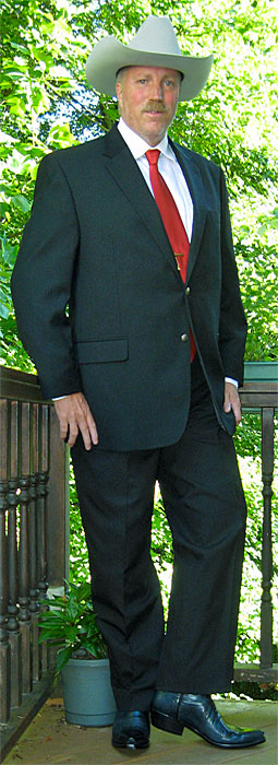 dress cowboy boots with suit