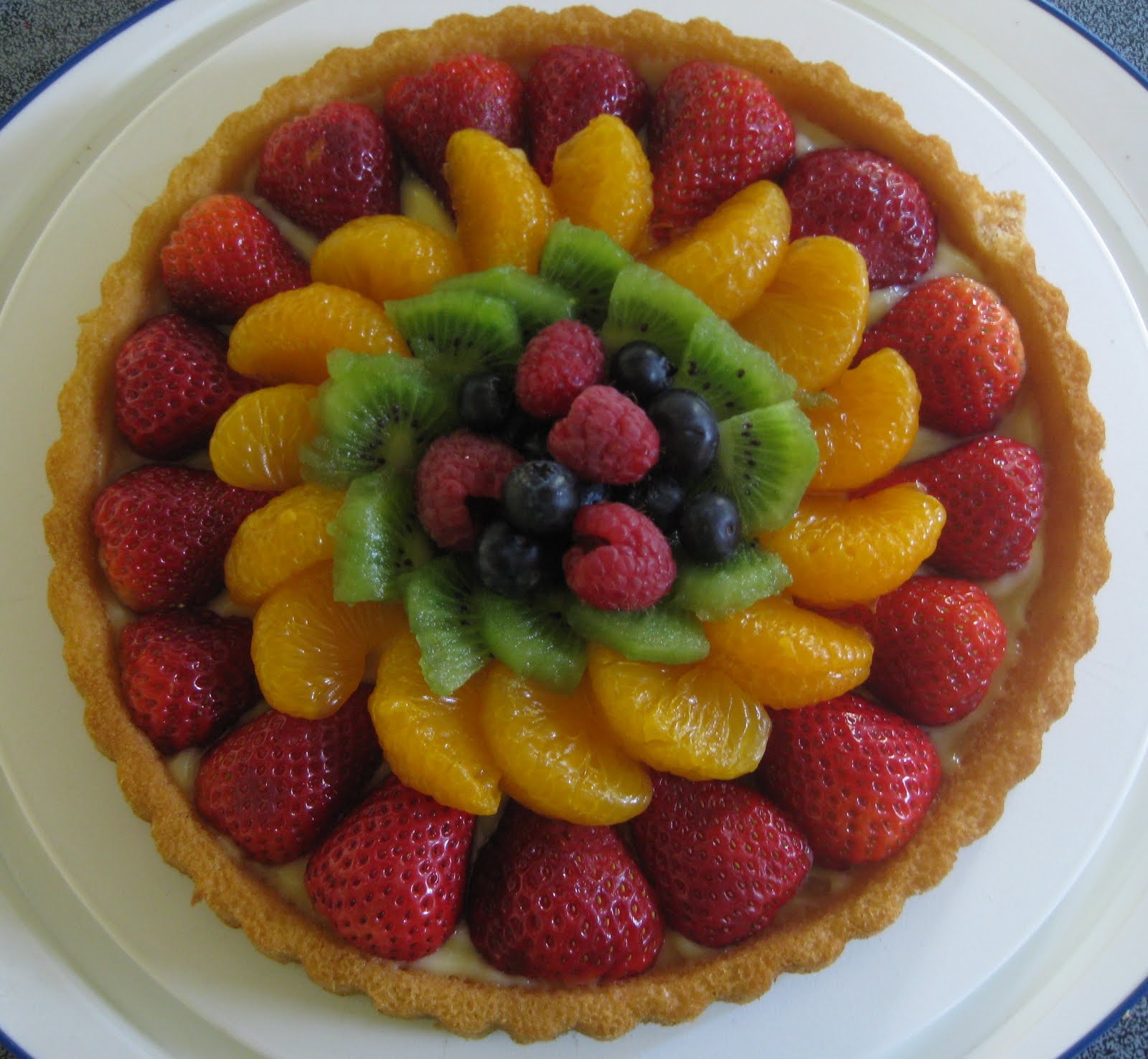 Christy Gets Crafty German Fruit Tart