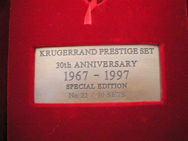Krugerrand Prestige Set 1997 Special Edition