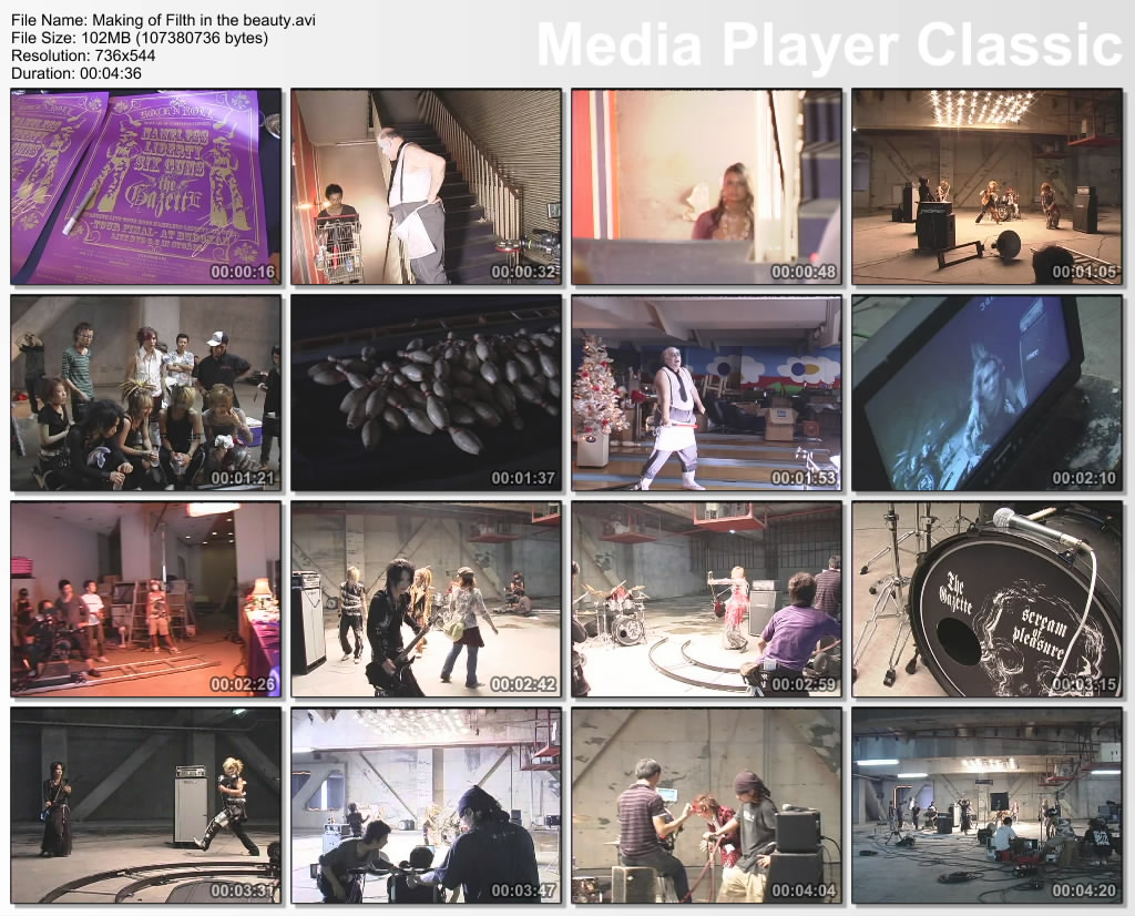 the GazettE - filth in the beauty [PV - Making off] Making+of+filth+in+the+beauty