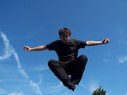 Baz on the Trampoline