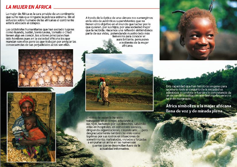 EXPOSICION AFRICA TIENE ROSTRO DE MUJER