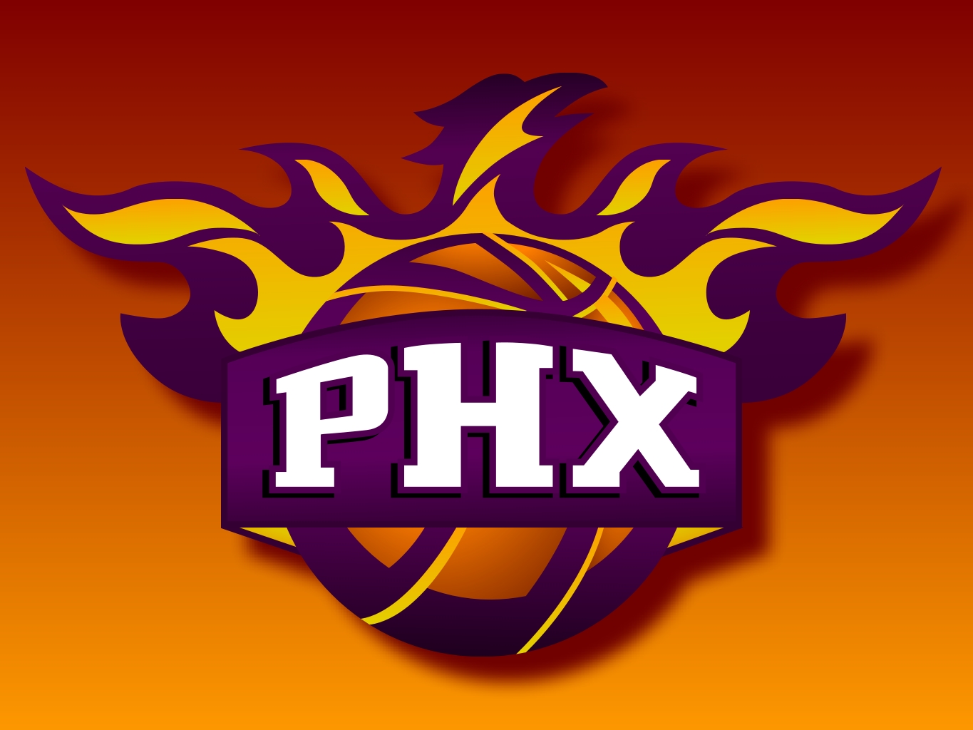 Wallpaper World: Professional Basketball Team 'Phoenix Suns'