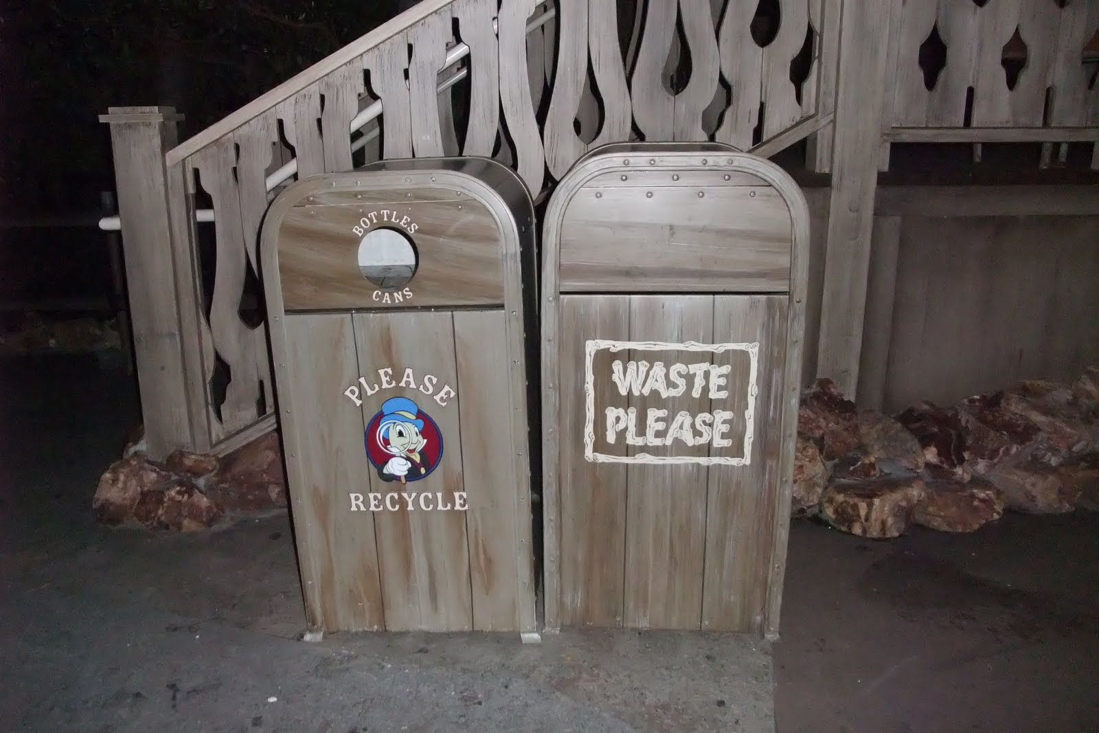 Disneyland Trash Cans