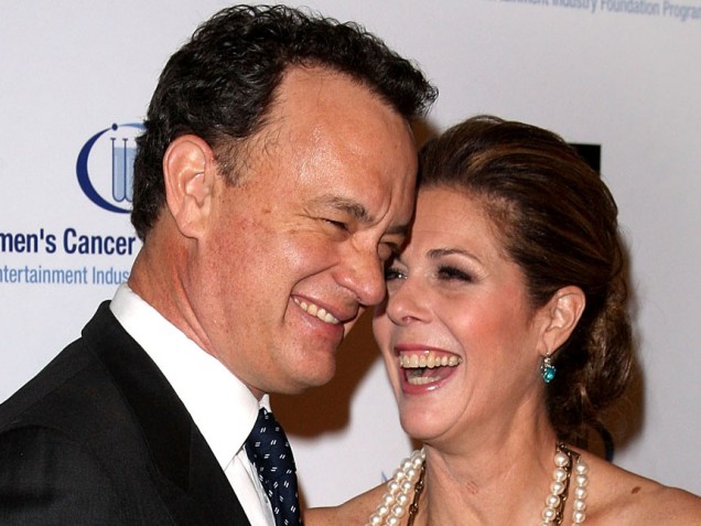 tom hanks wife. Tom Hanks and wife Rita Wilson