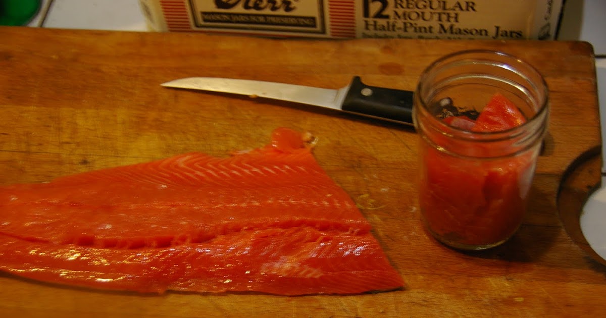 meat Pressure canning salmon