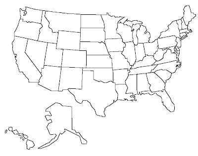 Usa Map Coloring Page Usa Map Coloring Page