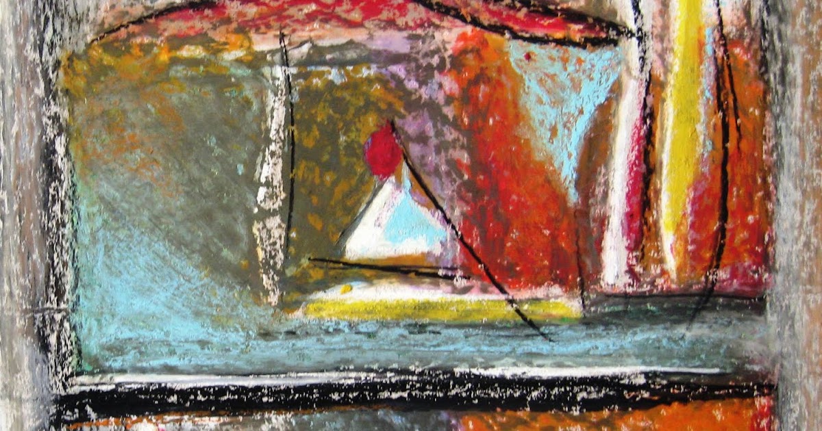 L'art et la matière PASTEL A L'HUILE SUR CARTON 28 X 32
