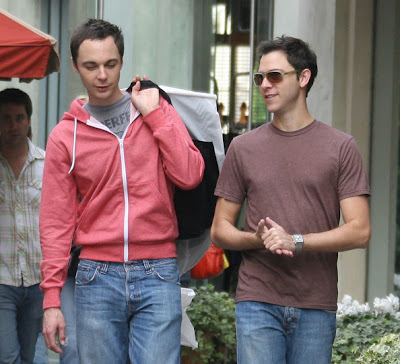 Jim Parsons and Todd Spiewak jim parsons todd spiewak. Jim Parsons and Todd Spiewak