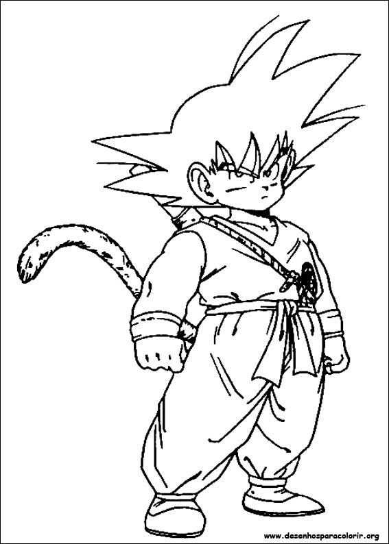 Desenho de SSJ5 para colorir  Desenhos para colorir e imprimir gratis