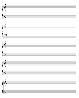 blank music notes