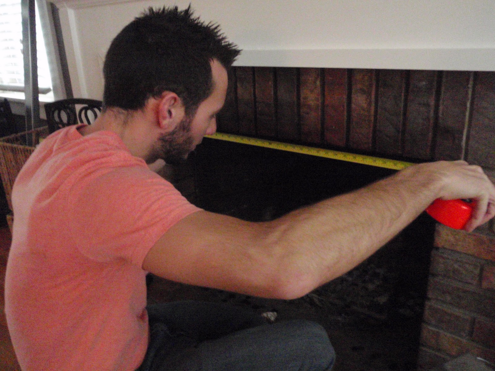 Hammers and High Heels DIY Smoke Guard for Our Fireplace