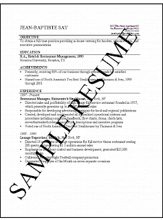 resume canada