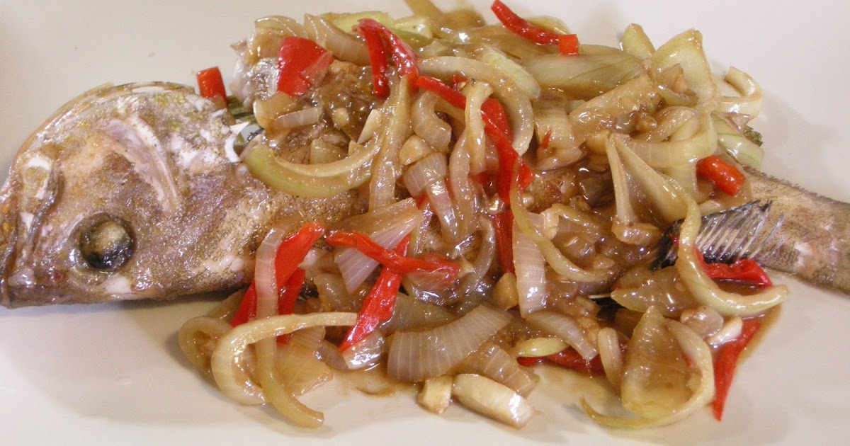 Peng's Kitchen Fried Grouper with Onion Sauce