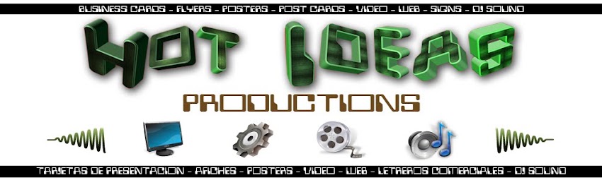 Hot Ideas Productions Bienvenidos! Welcome!