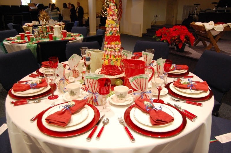 Southern Seven: Christmas tea table
