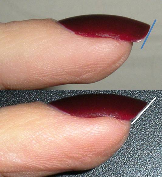 Filing+nails+square