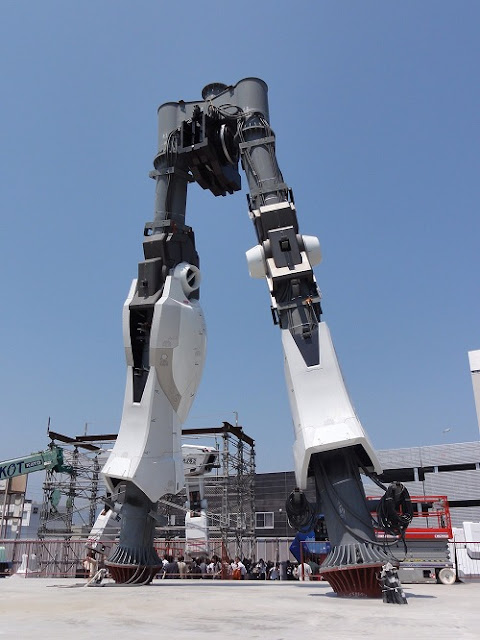 อีกครั้งกับ หุ่นกันดั้ม(Gundam)ขนาดจริง ที่ Shizuoka Japan