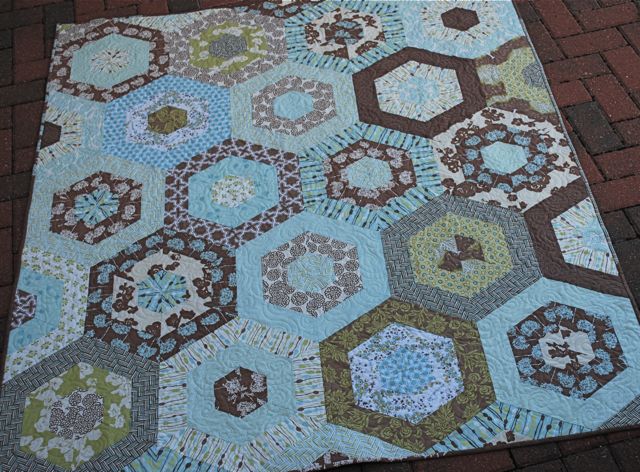 Hexagon+quilt+template+free
