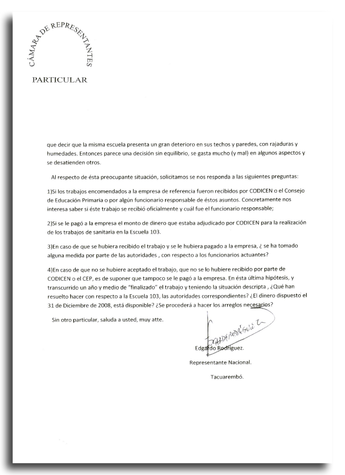 como se redacta un informe
