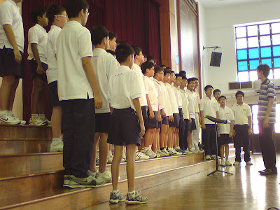 11th April - Choir Exchange @ East Spring Secondary: