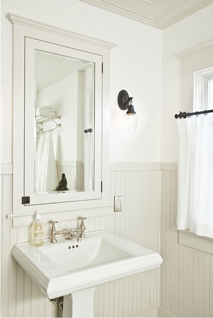 White Bathroom With Tile White Bathroom With Tile