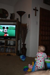 Baby Watching Cartoons