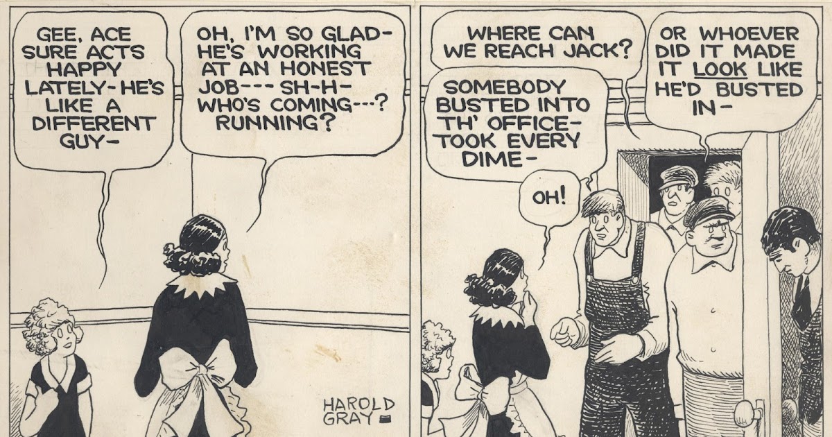 ILLUSTRATION ART HAROLD GRAY AN APPRECIATION