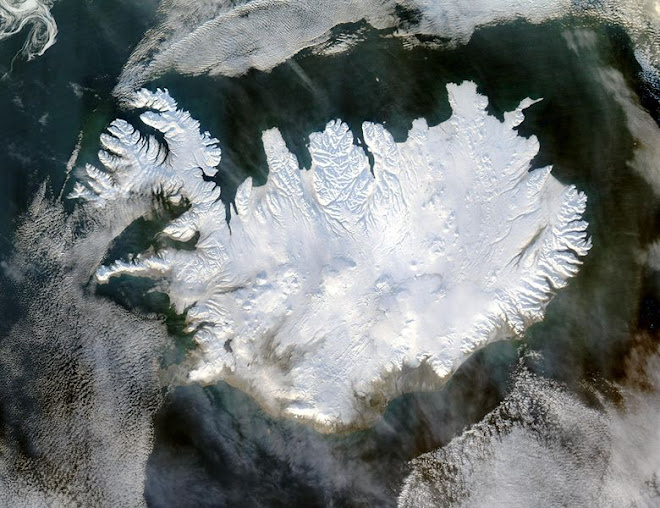 ICELAND BY SATTELITE