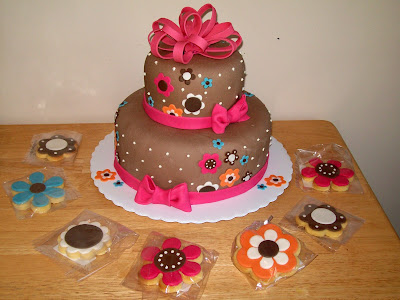funky flower cake