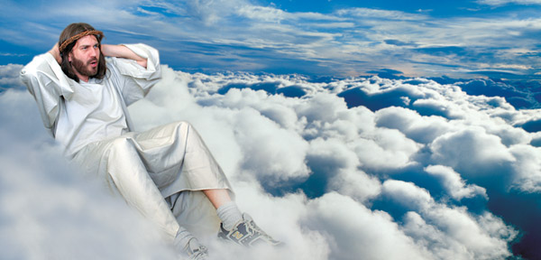 Jesus Lifting Weights